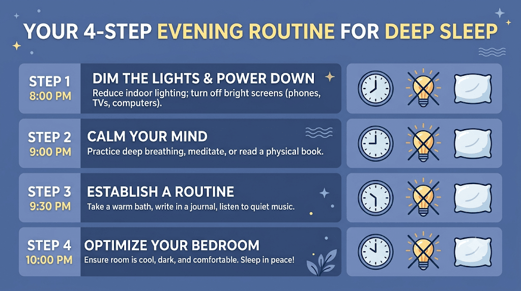 four-step-evening-routine-for-good-sleep